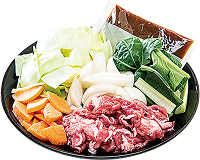 豚肉と小松菜のカレー炒め