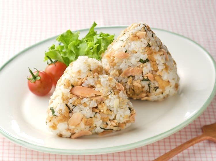 鮭のたぬき(焼)おにぎり