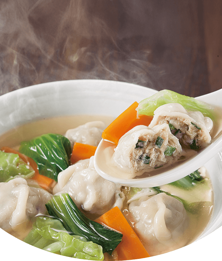 食感ぷるもち 肉汁じゅわっ